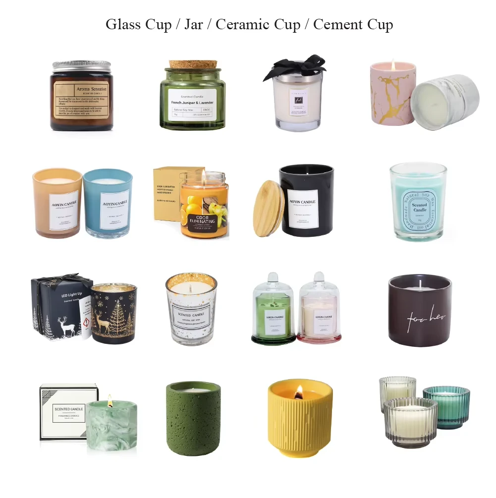 custom cup of scented candle